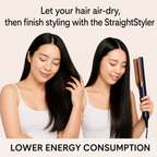 Moldeador de pelo 2 en 1 secador y plancha | 1400-1600 W, 3 niveles de temperatura | Función de aire frío para un cabell
