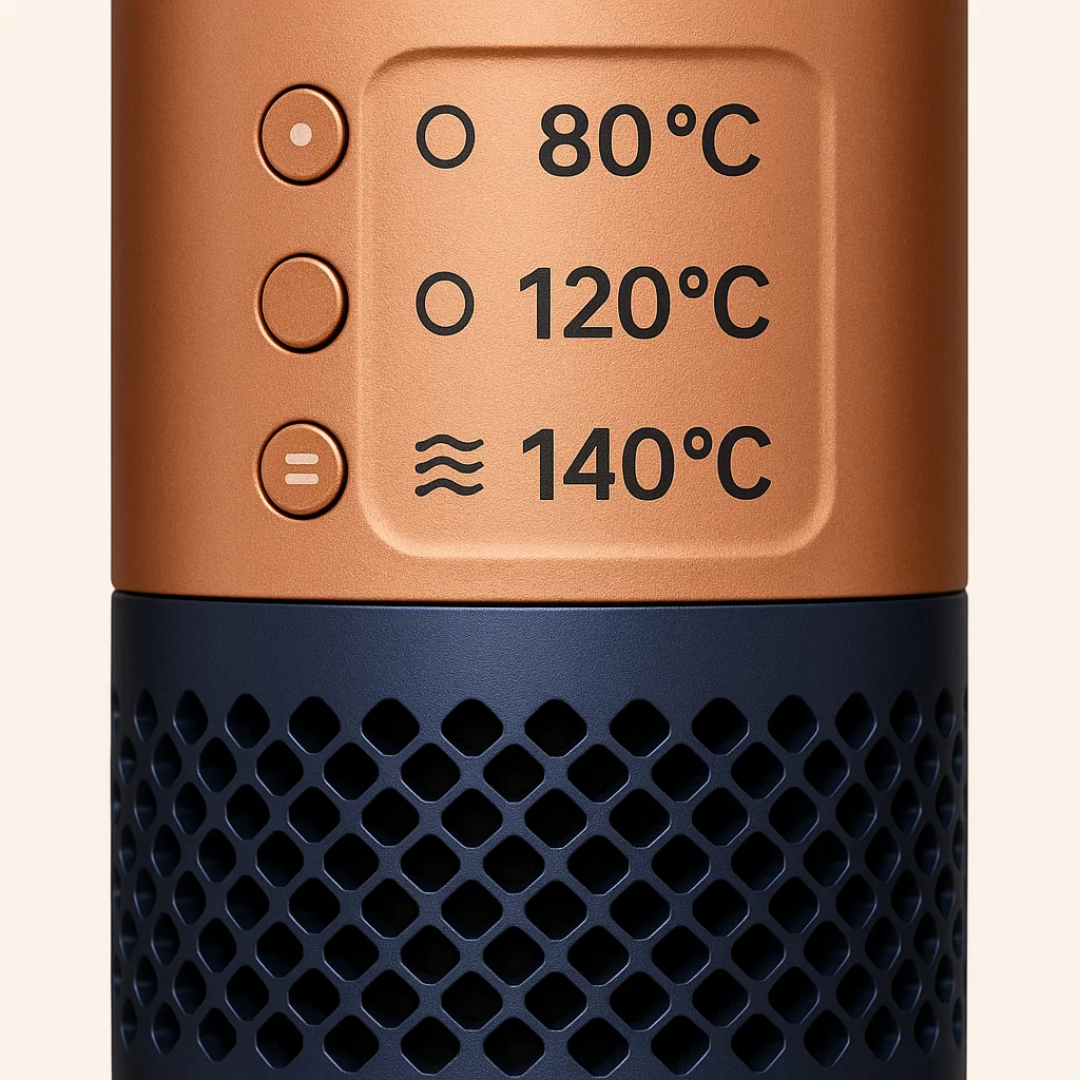 Moldeador de pelo 2 en 1 secador y plancha | 1400-1600 W, 3 niveles de temperatura | Función de aire frío para un cabell