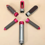 Moldeador de pelo 5 en 1 con rizador automático, secador y cepillo alisador