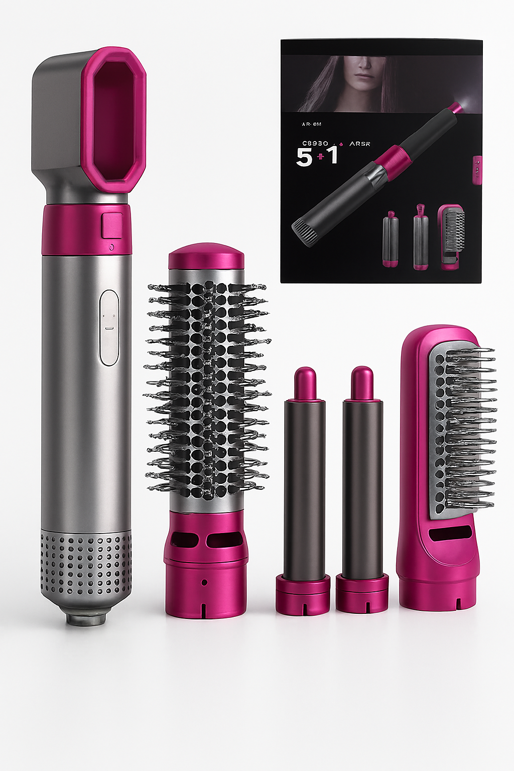 Moldeador de pelo 5 en 1 con tecnología de calor avanzada