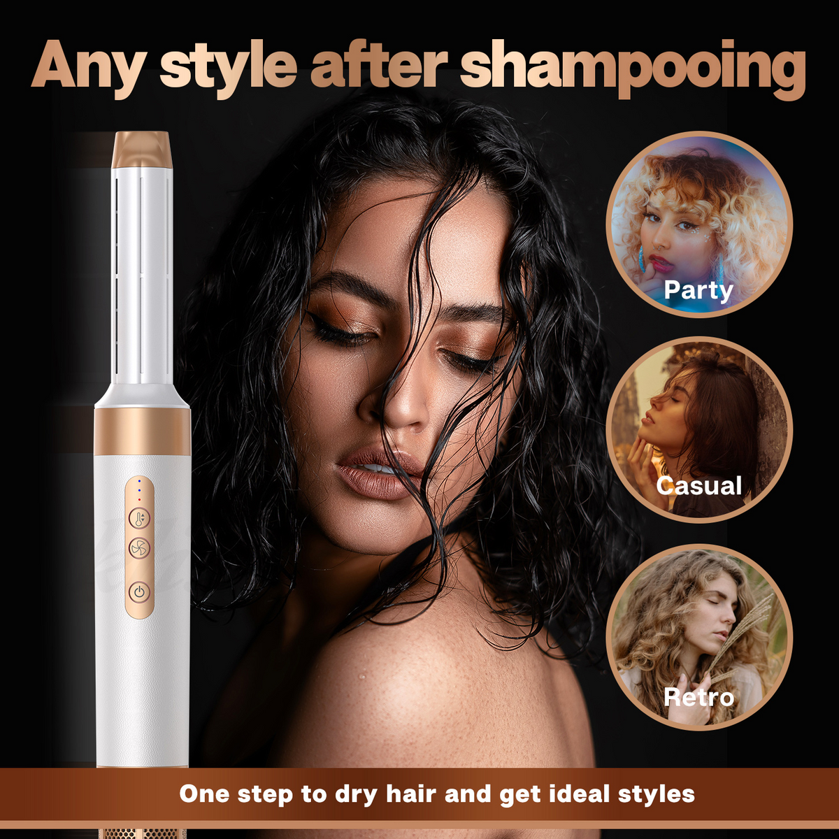 Moldeador de pelo 7 en 1 con tecnología Airwrap