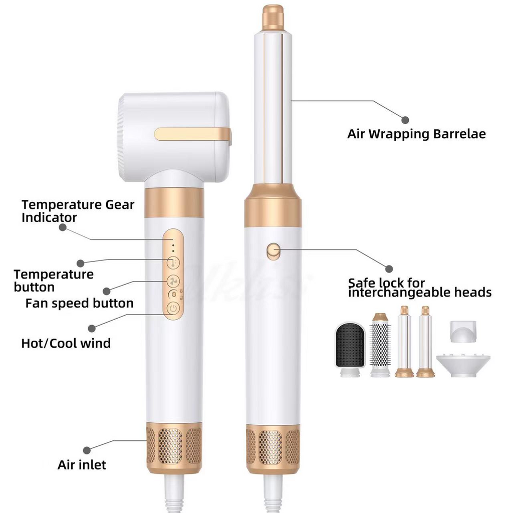 Moldeador de pelo 7 en 1 con tecnología Airwrap