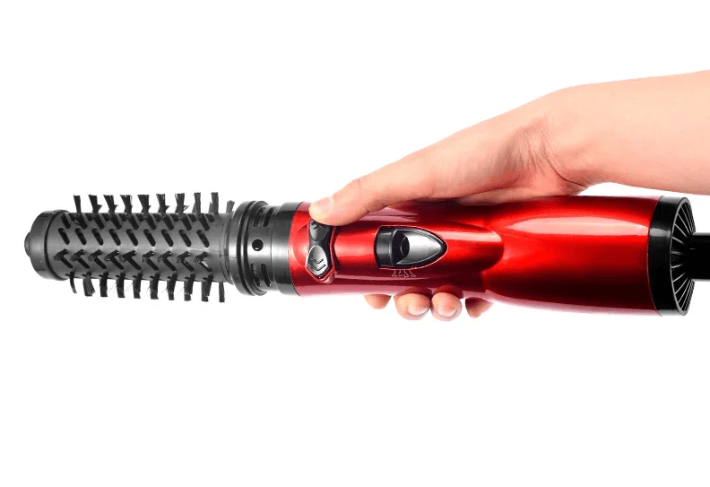 Moldeador de pelo eléctrico 3 en 1 con secador, cepillo y rizador