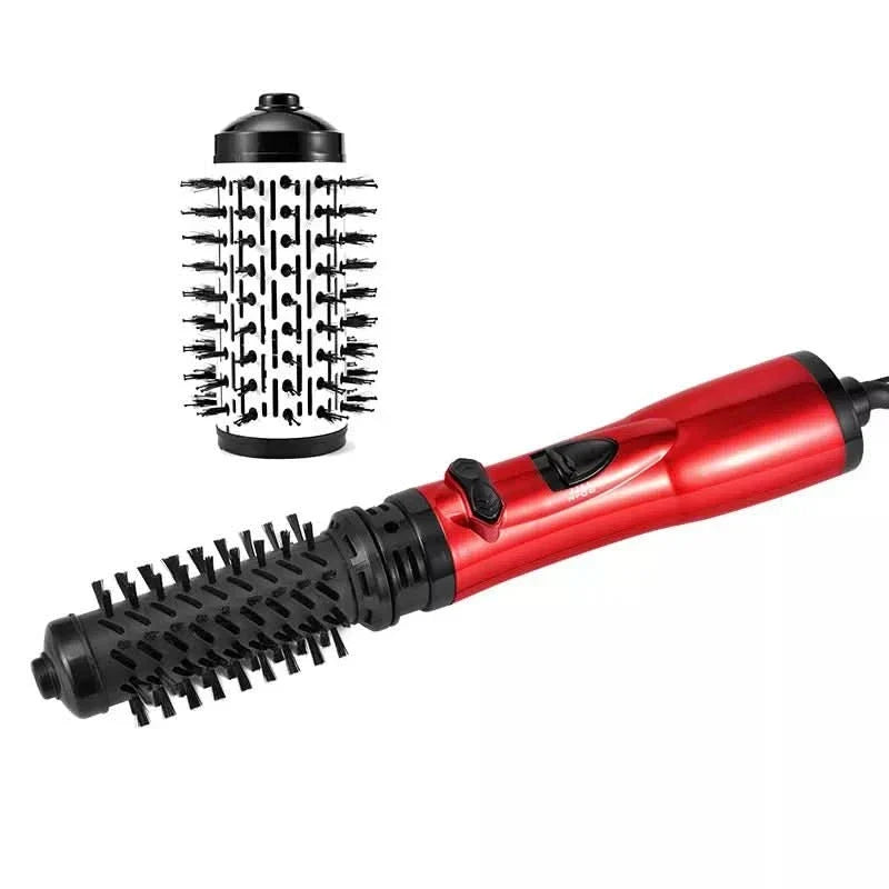 Moldeador de pelo eléctrico 3 en 1 con secador, cepillo y rizador