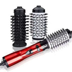 Moldeador de pelo eléctrico 3 en 1 con secador, cepillo y rizador