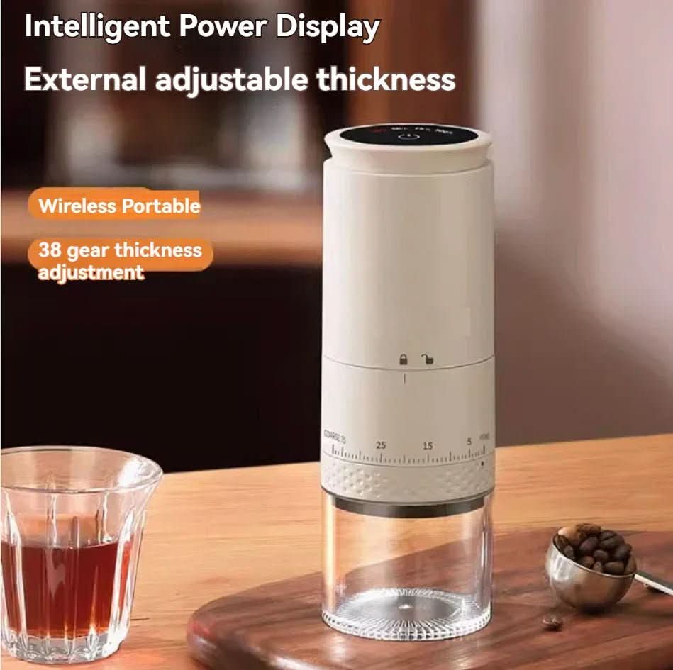 Molinillo de café eléctrico con 38 niveles de molienda y carga USB-C