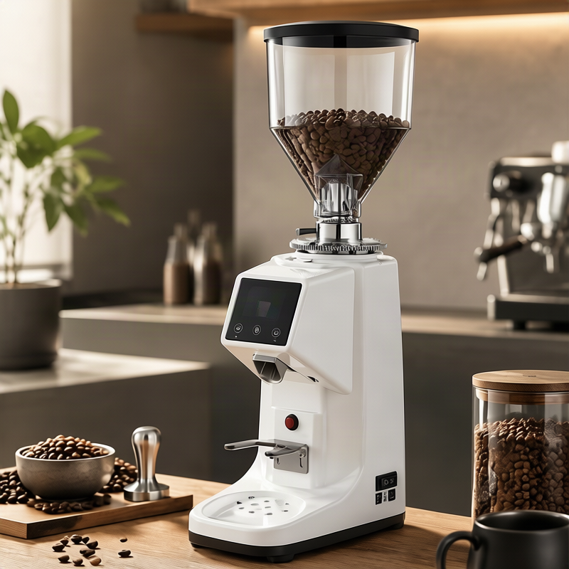 Molinillo de café eléctrico con pantalla táctil NB-022
