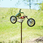 Molinillo de viento bicicleta con animales