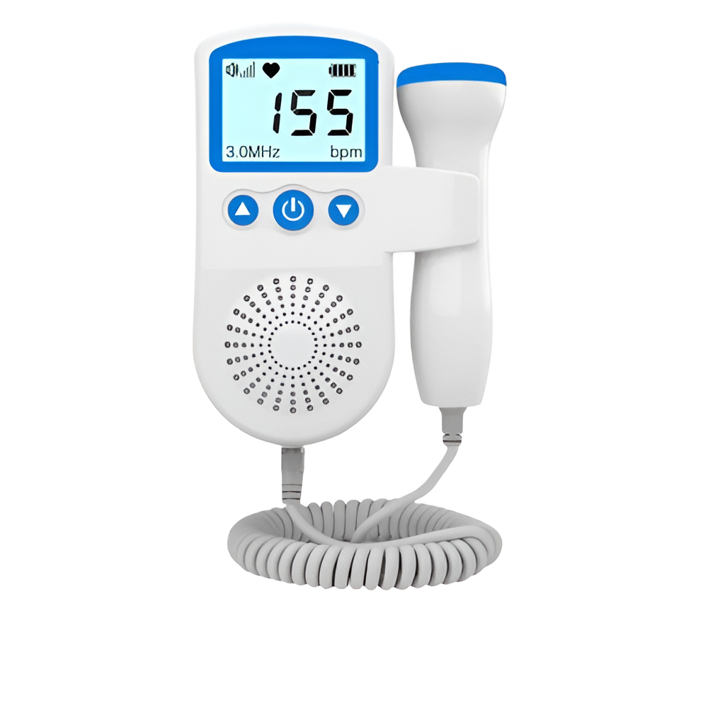 Monitor Doppler de Frecuencia Cardíaca Fetal con Detección de Latidos