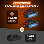 Motoazada eléctrica inalámbrica para jardín