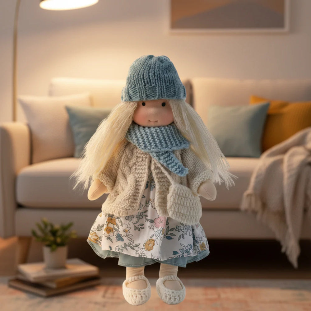 Muñeca de juguete para niños hecha a mano, compañera de juego, regalo