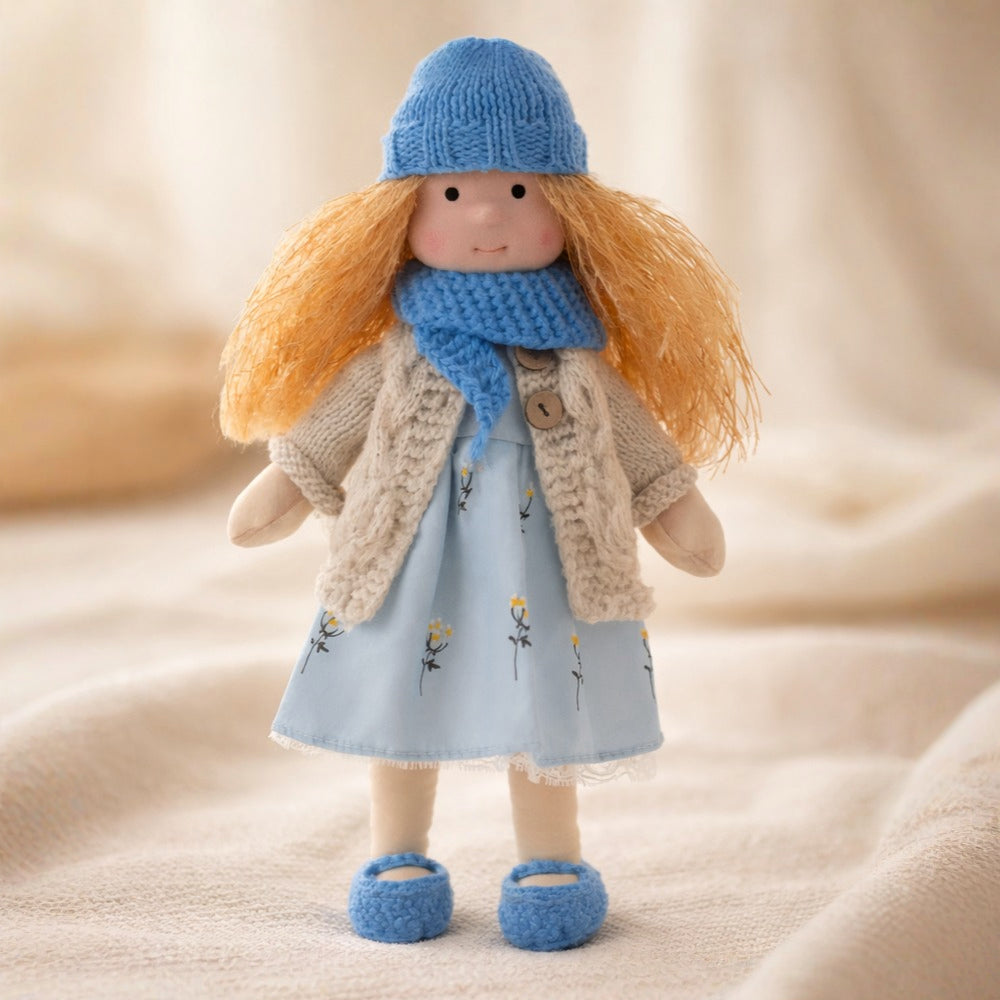 Muñeca de juguete para niños hecha a mano, compañera de juego, regalo