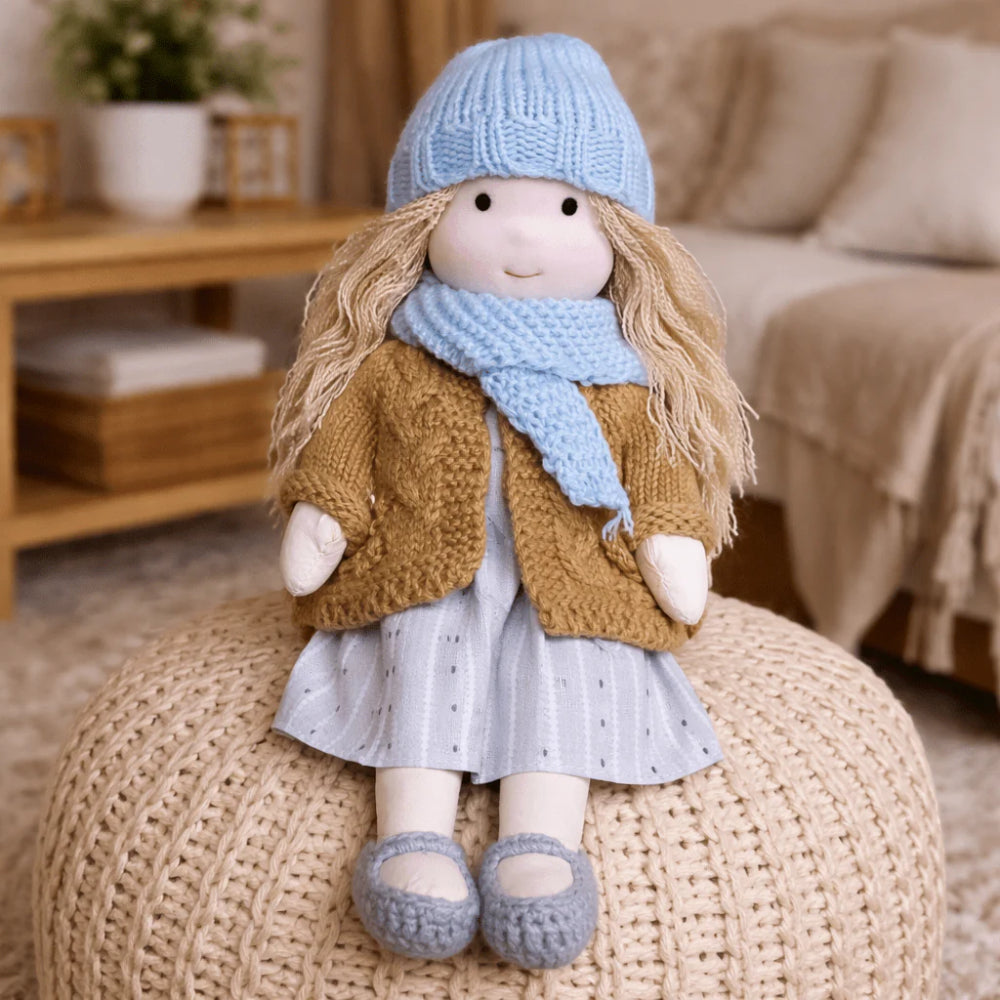 Muñeca de juguete para niños hecha a mano, compañera de juego, regalo