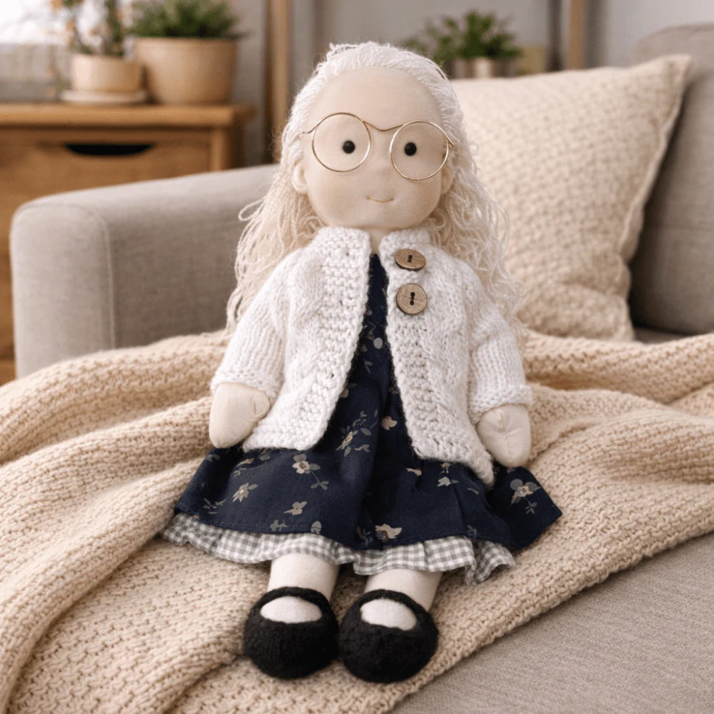 Muñeca de juguete para niños hecha a mano, compañera de juego, regalo