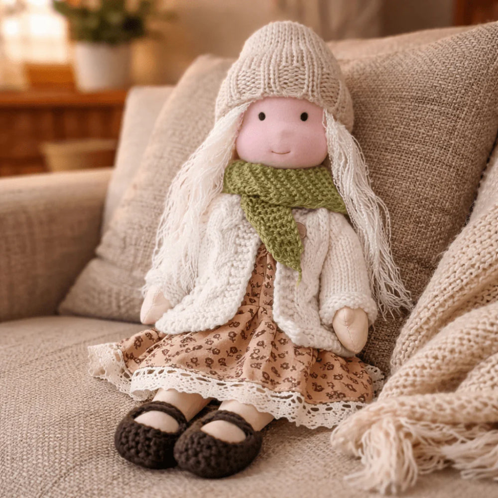 Muñeca de juguete para niños hecha a mano, compañera de juego, regalo