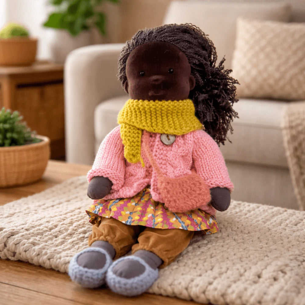 Muñeca de juguete para niños hecha a mano, compañera de juego, regalo