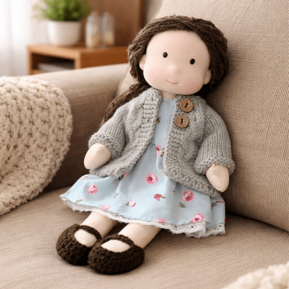 Muñeca de juguete para niños hecha a mano, compañera de juego, regalo