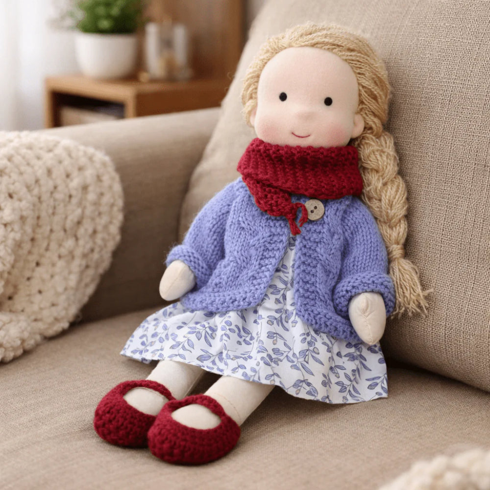 Muñeca de juguete para niños hecha a mano, compañera de juego, regalo