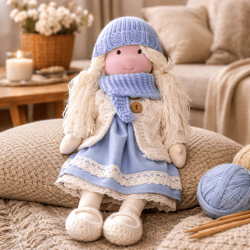Muñeca de juguete para niños hecha a mano, compañera de juego, regalo