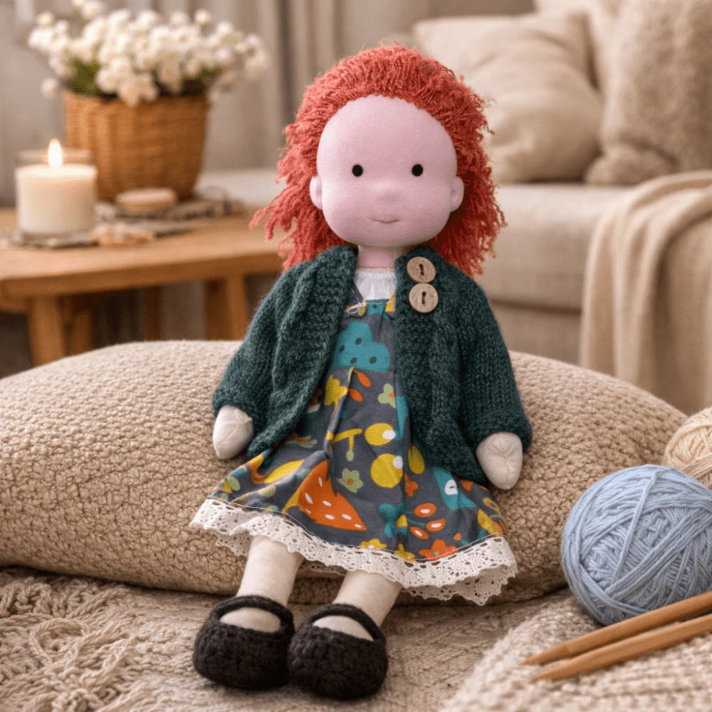 Muñeca de juguete para niños hecha a mano, compañera de juego, regalo