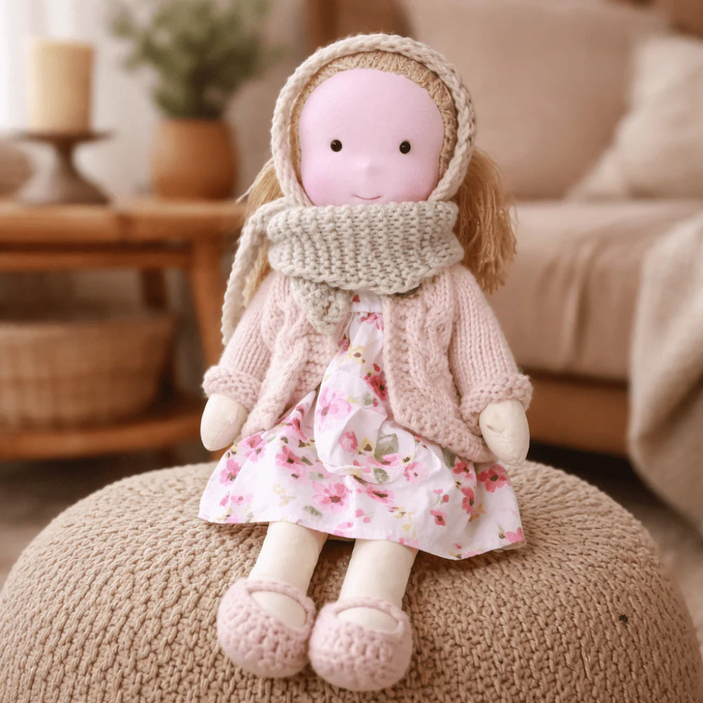 Muñeca de juguete para niños hecha a mano, compañera de juego, regalo