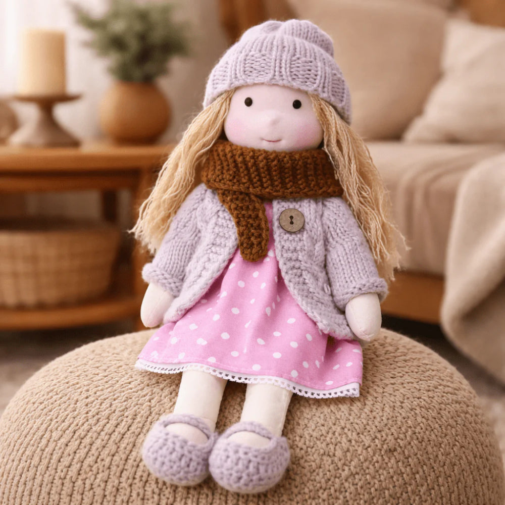 Muñeca de juguete para niños hecha a mano, compañera de juego, regalo
