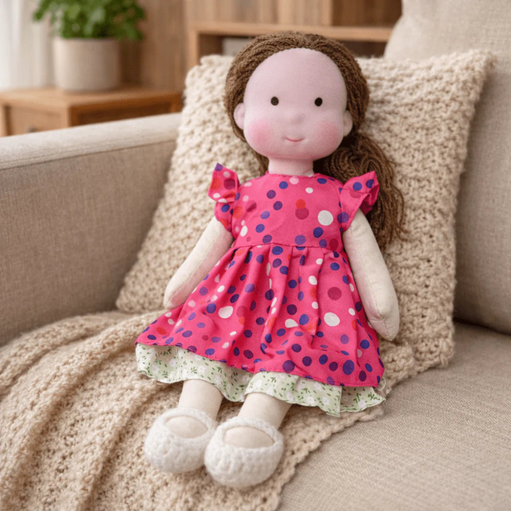 Muñeca de juguete para niños hecha a mano, compañera de juego, regalo