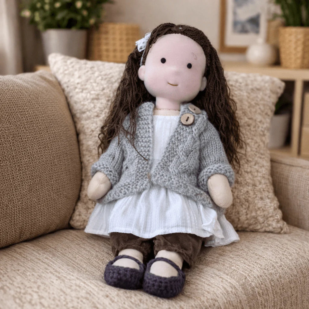 Muñeca de juguete para niños hecha a mano, compañera de juego, regalo