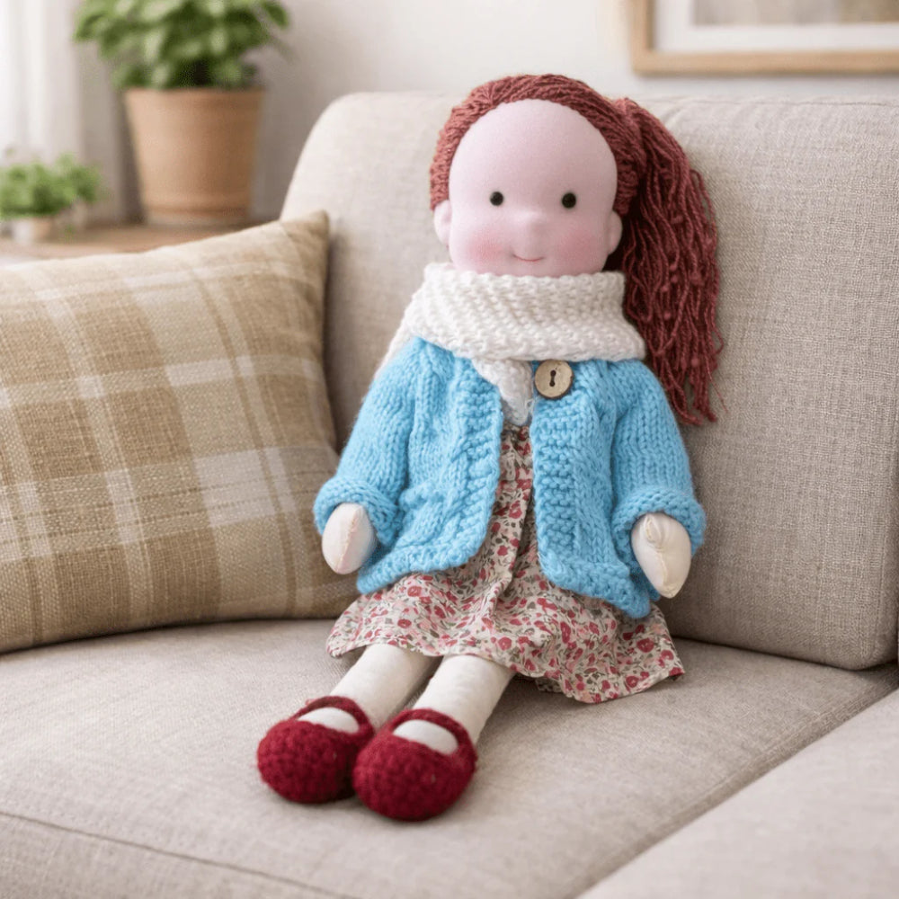 Muñeca de juguete para niños hecha a mano, compañera de juego, regalo
