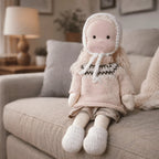 Muñeca de juguete para niños hecha a mano, compañera de juego, regalo