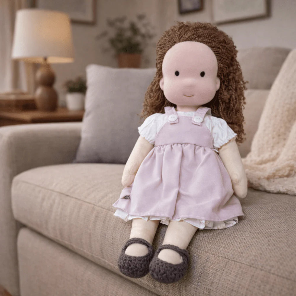 Muñeca de juguete para niños hecha a mano, compañera de juego, regalo