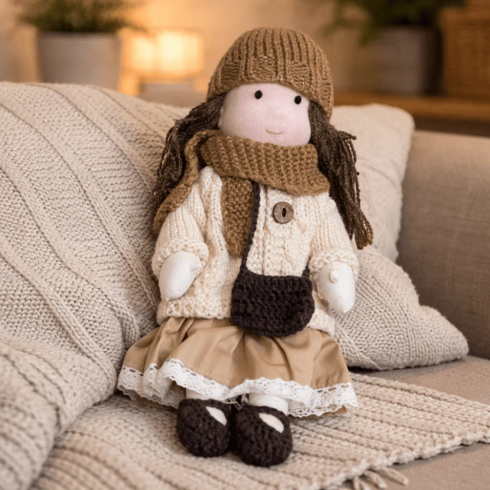 Muñeca de juguete para niños hecha a mano, compañera de juego, regalo