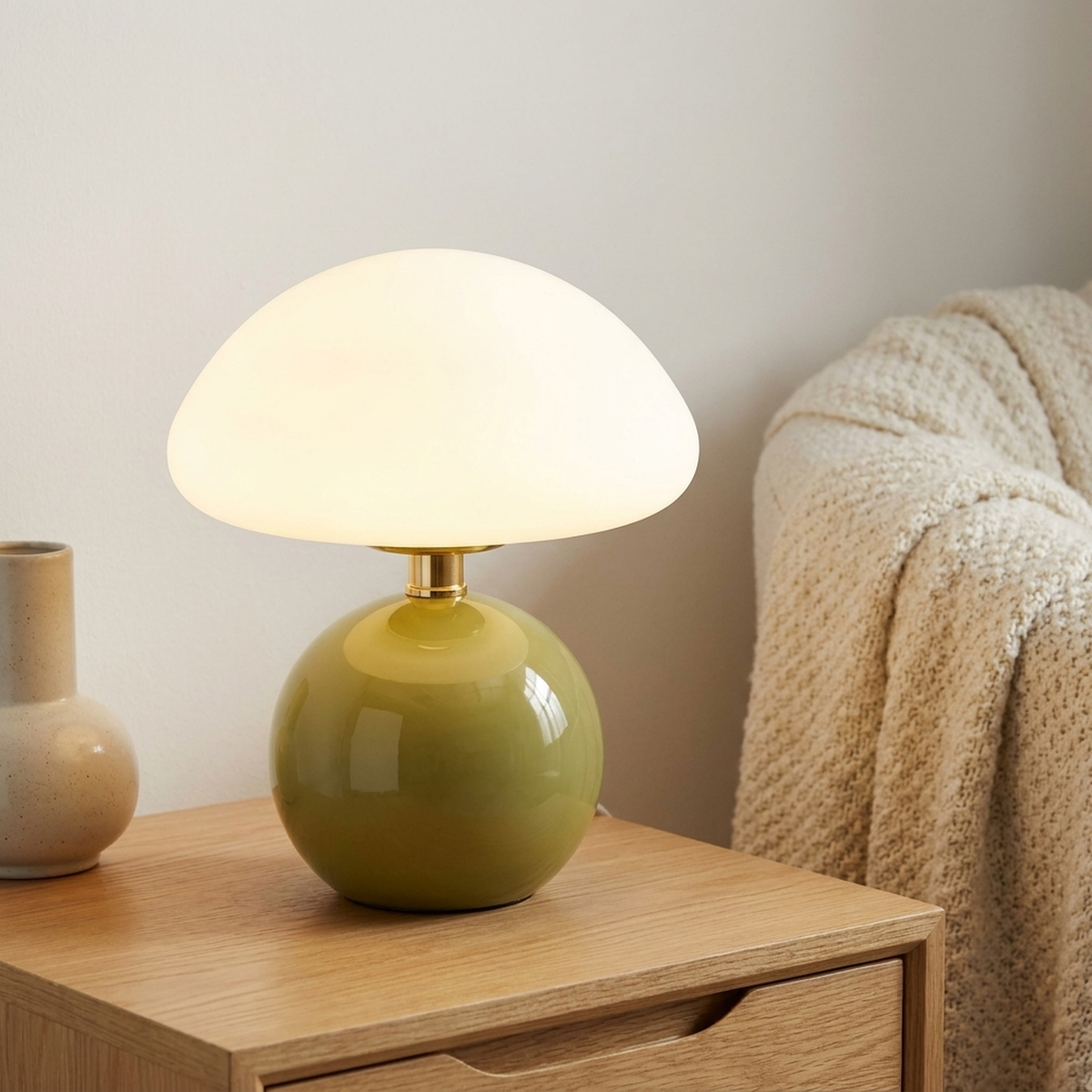 MUSHADAPT – Lámpara de mesa con forma de seta para iluminación ambiental flexible