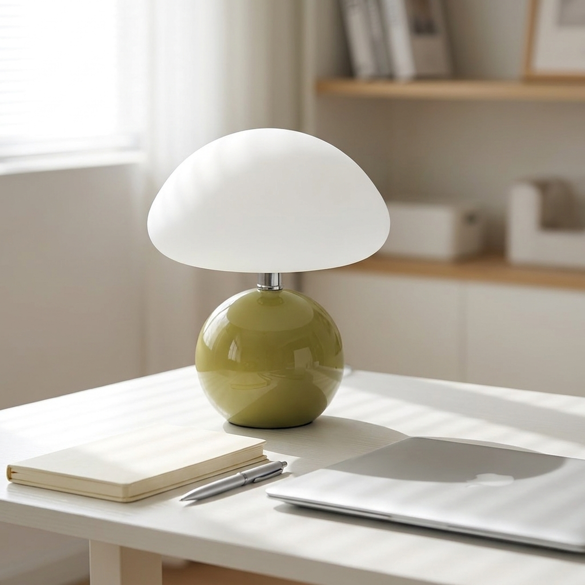 MUSHADAPT – Lámpara de mesa con forma de seta para iluminación ambiental flexible