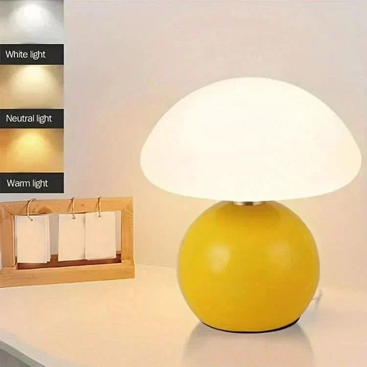 MUSHADAPT – Lámpara de mesa con forma de seta para iluminación ambiental flexible