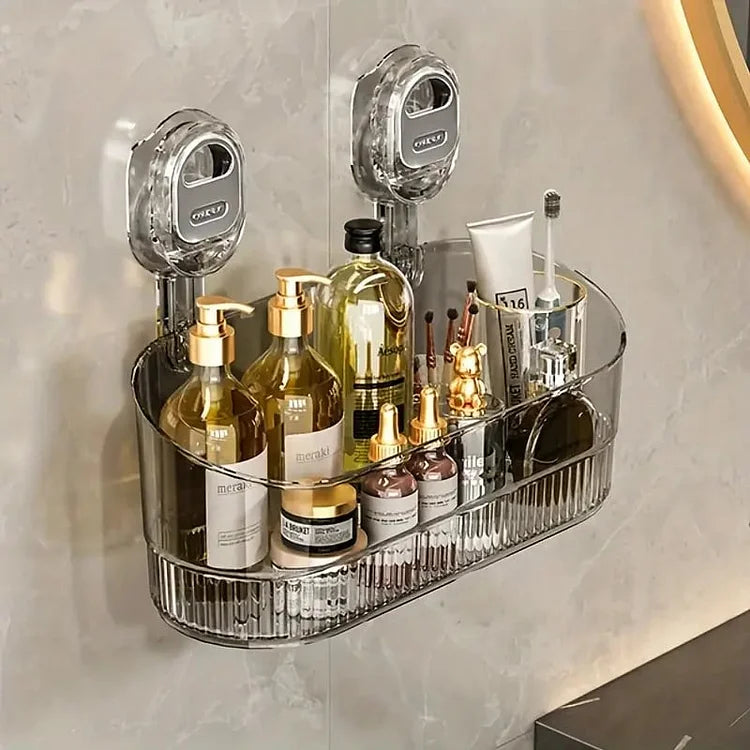 Organizador de baño de cristal elegante