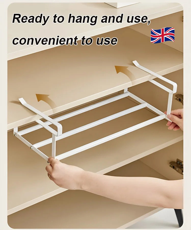 Organizador de zapatos multifuncional con clips de acero inoxidable