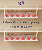 Organizador de zapatos multifuncional con clips de acero inoxidable