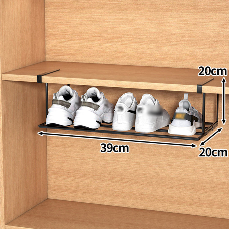 Organizador de zapatos multifuncional con clips de acero inoxidable