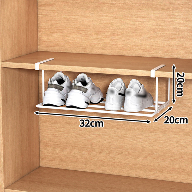 Organizador de zapatos multifuncional con clips de acero inoxidable