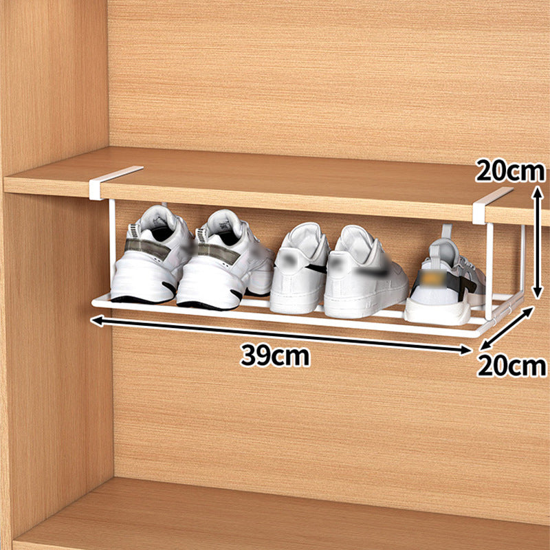 Organizador de zapatos multifuncional con clips de acero inoxidable