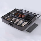 Organizador de zapatos plegable con 12 compartimentos