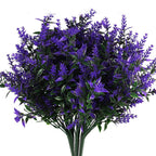 Pack de 8 ramos de lavanda artificial para decoración