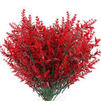 Pack de 8 ramos de lavanda artificial para decoración