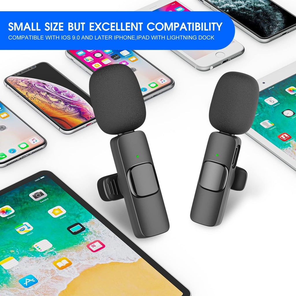 Pack de 2 micrófonos inalámbricos para iPhone e iPad