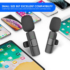 Pack de 2 micrófonos inalámbricos para iPhone e iPad