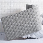 Panel decorativo 3D de espuma con efecto ladrillo