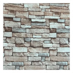 Panel decorativo 3D de espuma con efecto ladrillo