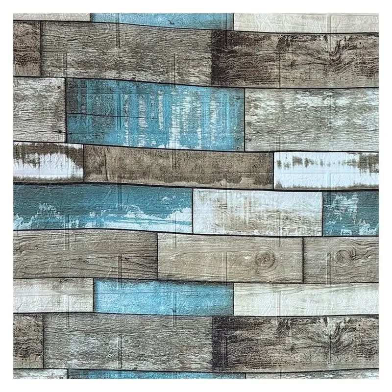 Panel decorativo 3D de espuma con efecto ladrillo