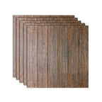Panel decorativo autoadhesivo con imitación de veta de madera y respaldo de espuma